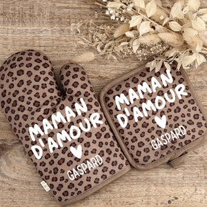 Manique - Léopard – Cadeau personnalisé – Henriette & Co