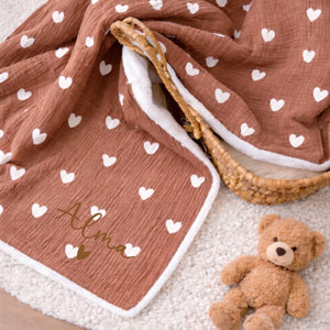 Couverture bébé – Cadeau personnalisé – Henriette & Co