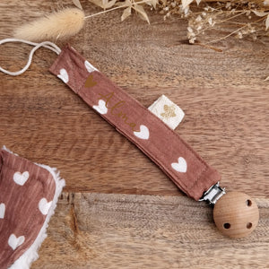 Attache tétine – Cadeau personnalisé – Henriette & Co