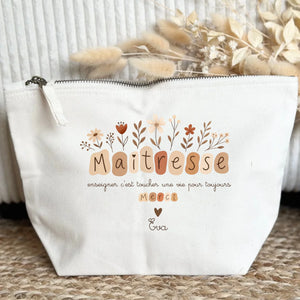 Trousse - Flora – Cadeau personnalisé – Henriette & Co