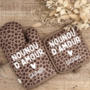 Manique - Léopard – Cadeau personnalisé – Henriette & Co
