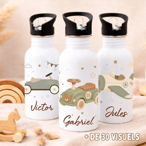 Gourde - Transports – Cadeau personnalisé – Henriette & Co