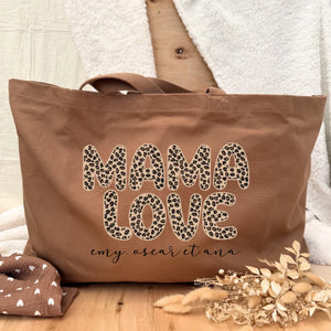 Cabas XXL - Mama – Cadeau personnalisé – Henriette & Co