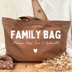 Cabas XXL - Family – Cadeau personnalisé – Henriette & Co