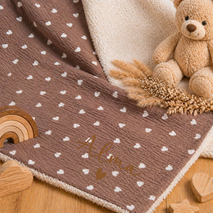 Couverture bébé – Cadeau personnalisé – Henriette & Co