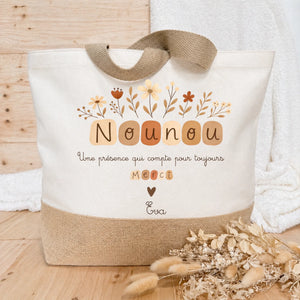 Nounou Flora – Cadeau personnalisé – Henriette & Co