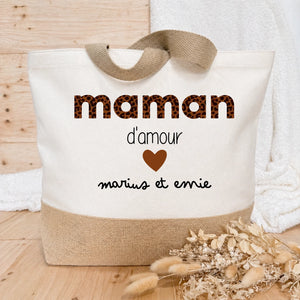 Léopard amour – Cadeau personnalisé – Henriette & Co