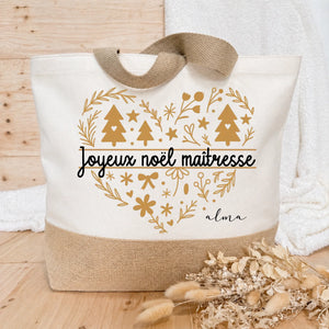 Navidad - Maîtresse – Cadeau personnalisé – Henriette & Co