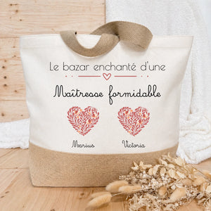 Petit bazar Maîtresse – Cadeau personnalisé – Henriette & Co