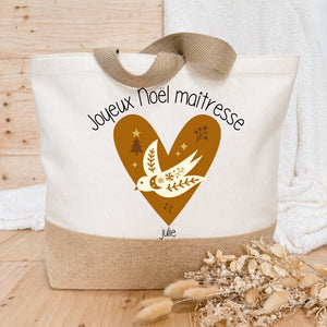 Birdy - Maîtresse – Cadeau personnalisé – Henriette & Co