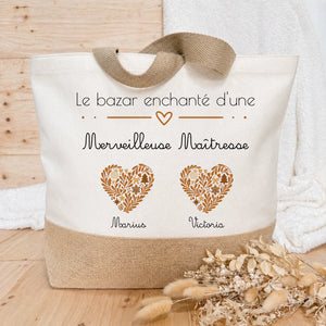 Enchanté - Maîtresse – Cadeau personnalisé – Henriette & Co