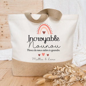 Incroyable nounou – Cadeau personnalisé – Henriette & Co