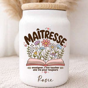 Maîtresse fleurs – Cadeau personnalisé – Henriette & Co