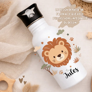Gourde - Animaux – Cadeau personnalisé – Henriette & Co