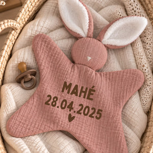 Doudou - Date – Cadeau personnalisé – Henriette & Co