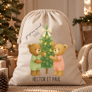 hotte oursons – Cadeau personnalisé – Henriette & Co
