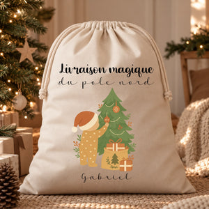 Hotte Sapin – Cadeau personnalisé – Henriette & Co