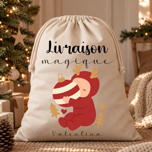 Hotte Navidad – Cadeau personnalisé – Henriette & Co