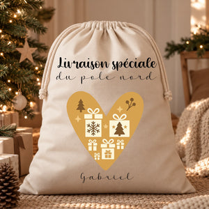 Hotte Xmas – Cadeau personnalisé – Henriette & Co