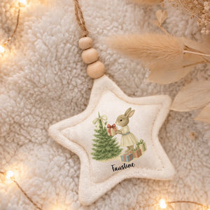 xmas rabbit – Cadeau personnalisé – Henriette & Co
