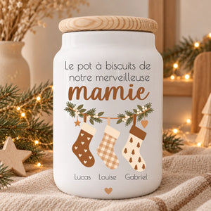 Pot noël – Cadeau personnalisé – Henriette & Co