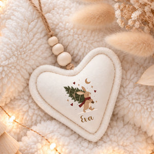Lapin noël – Cadeau personnalisé – Henriette & Co