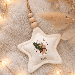 Lapin noël – Cadeau personnalisé – Henriette & Co