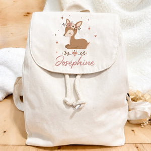Cartable enfant personnalisé au prénom - collection rentrée Henriette & Co